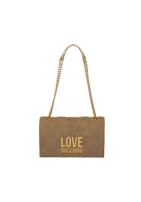 borsa a spalla sabbia LOVE MOSCHINO | JC4122PP0N-10A